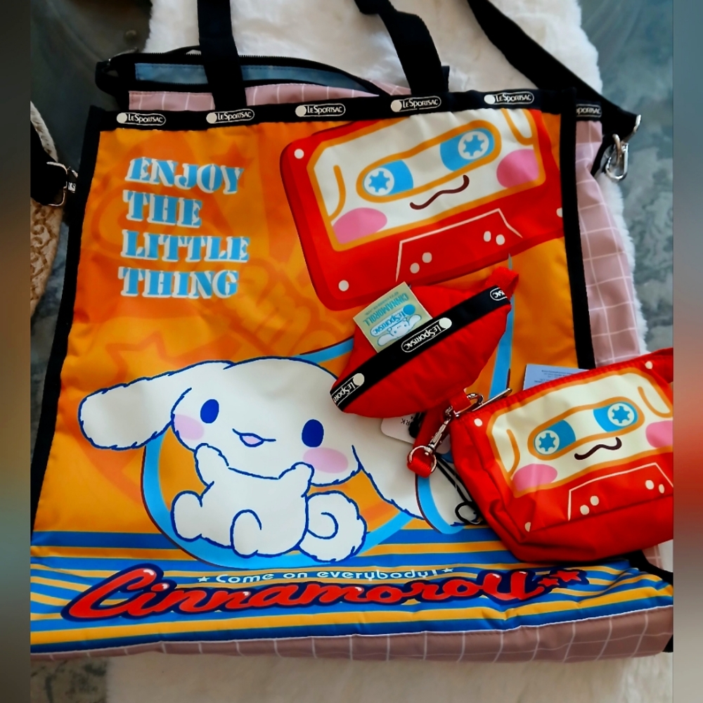Cinnamoroll Tote and Pouch Set